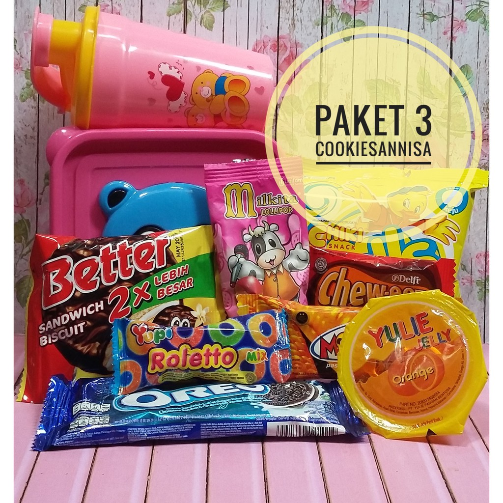 Paket Snack Ultah Paket Souvernir Ultah Bingkisan 