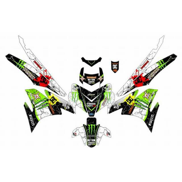 Dekal sticker decal motor MX KING 150