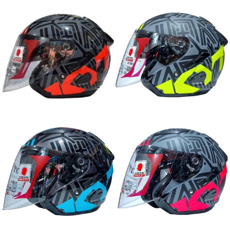 Helm KYT GALAXY FLAT R Neon