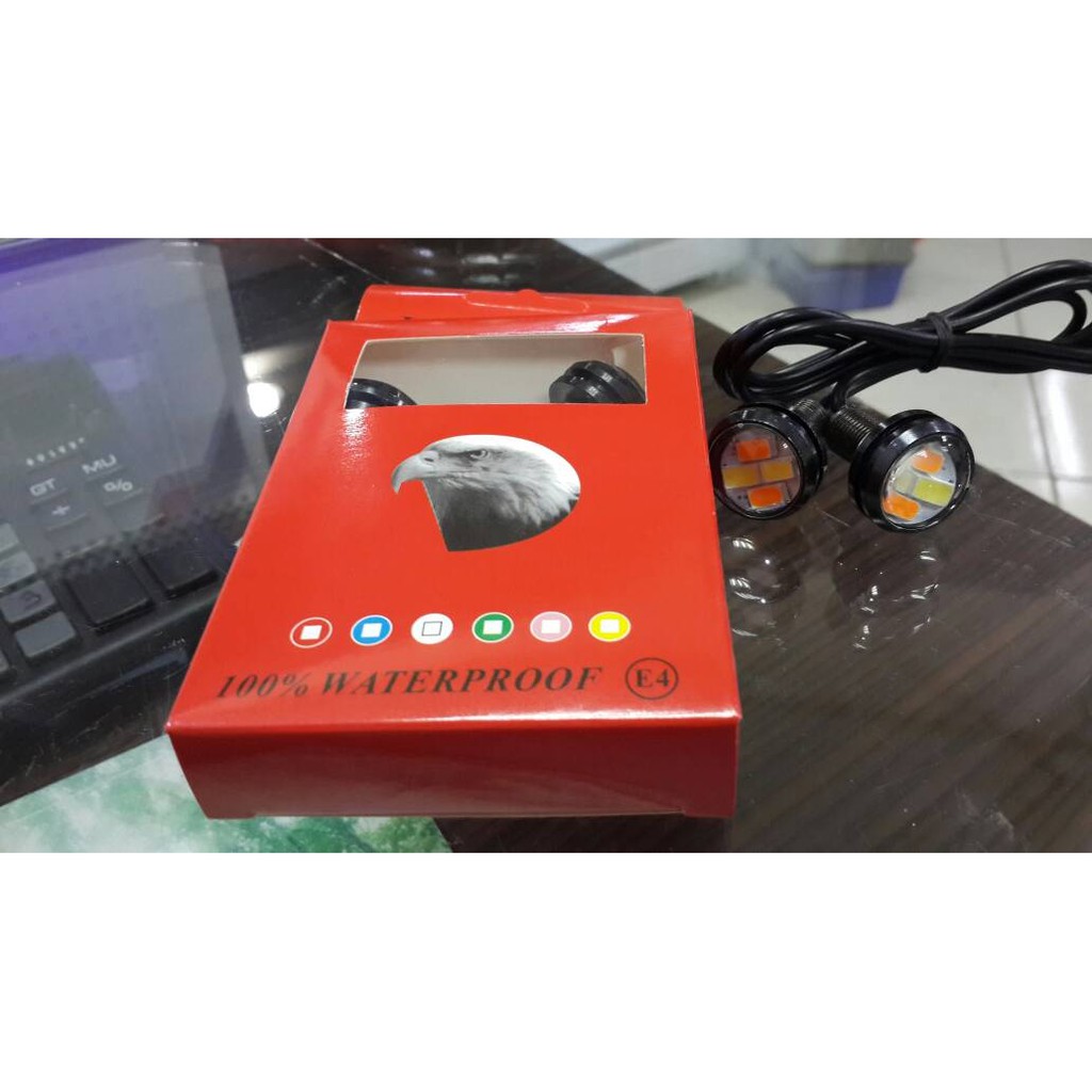 Eagle Eye Mata Elang Led Luxeon Kuning, Ice Blue, Hijau dan Merah