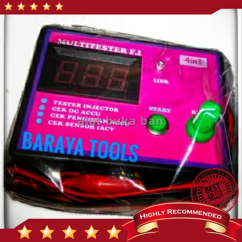 Injektor Tester Kombinasi Multitester semua sepeda motor FI