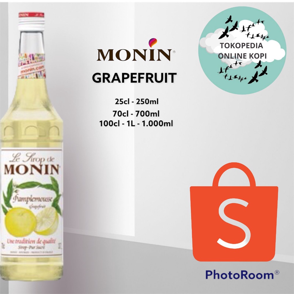 

monin syrup grapefruit 700ml sirup anggur