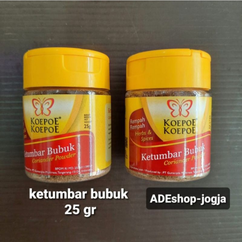 

ketumbar bubuk koepoe kupu 25 gr
