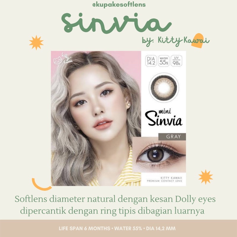 KUPAKESOFTLENS Mini Sinvia Natural Softlens By Kitty Kawaii