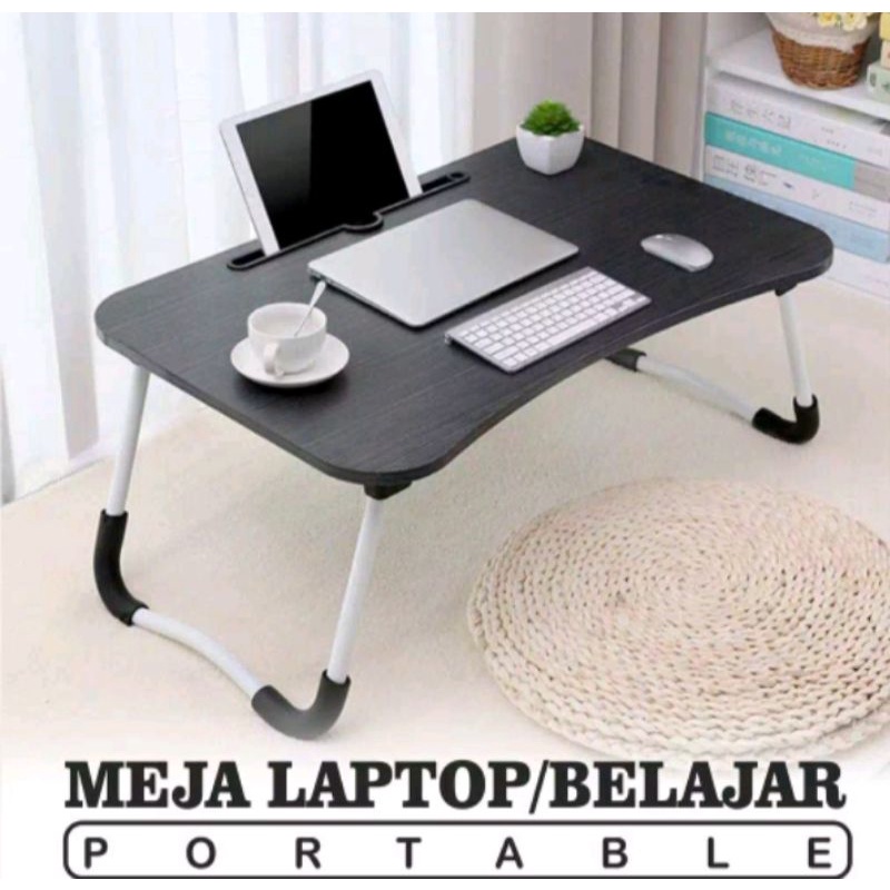 Meja Lipat Laptop/Meja Belajar/warna karakter serbaguna