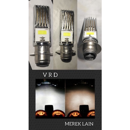 Lampu Depan motor LED V1 AC DC H6 dan H4 Motor bebek dan metic GARANSI 12BULAN
