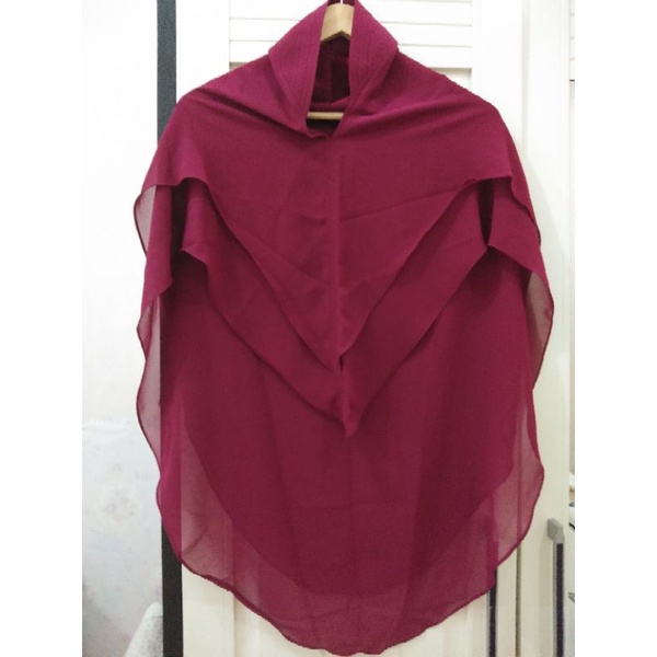 Preloved Khimar ceruty Arniz