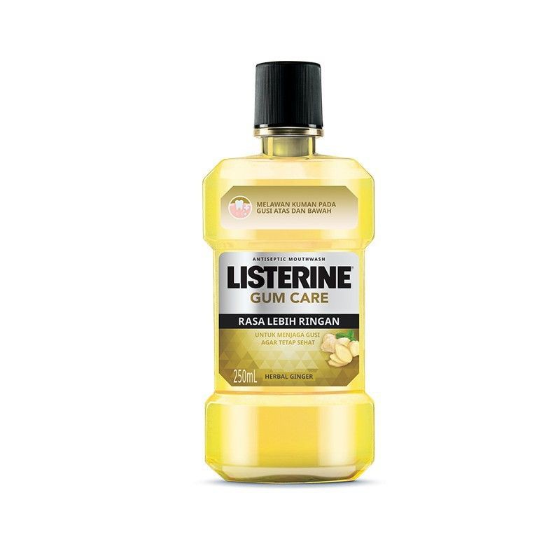 Listerine Zero 100mL / 250mL, Cool mint 250 mL, Gum Care 250 mL, Multi Protect Zero 100mL / 250mL.