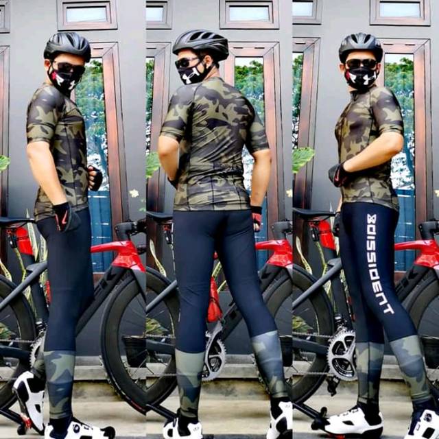 BAJU SPORT MURAH ORIGINAL SXB SPORT JERSEY ROAD BIKE MILITARY CLASSIC CAMOUFLAGE PRINT