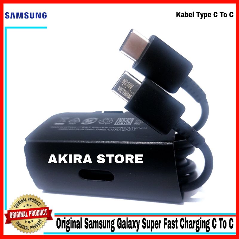 Kabel Data Samsung Galaxy Z Flip 3 ORIGINAL 100% Sein Super Fast Charging Type C