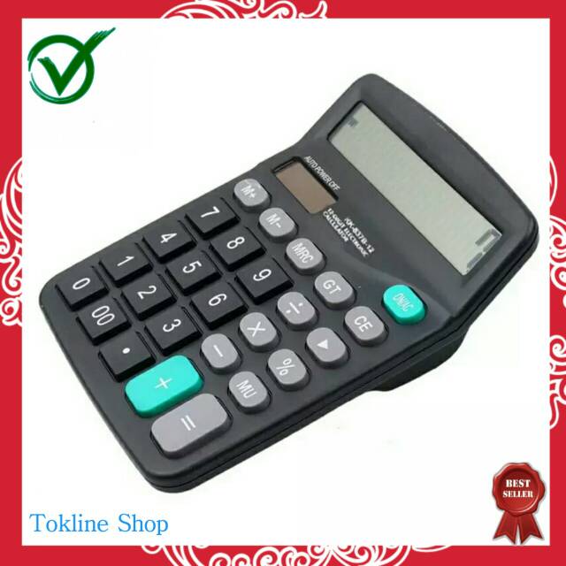 

Kalkulator Elektronik 12 Digital Calculator Kasir Alat Hitung