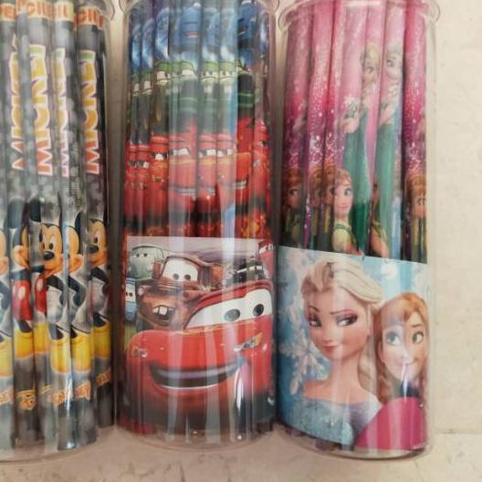 

READY ✅Pensil 2B fancy karakter tabung (50pc), pensil pot, pensil set, pencil fancy 2B|KD9