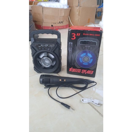 SPEAKER BLUETOOTH XTM-5009 / MKC-5009 BONUS MIC KARAOKE