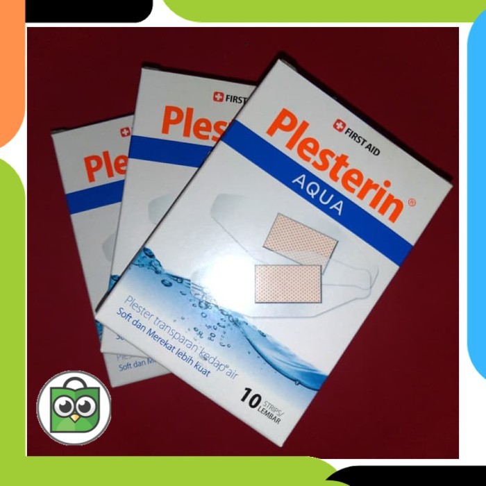 Onemed Plester Luka Transparan Plesterin Aqua Box isi 10 pcs