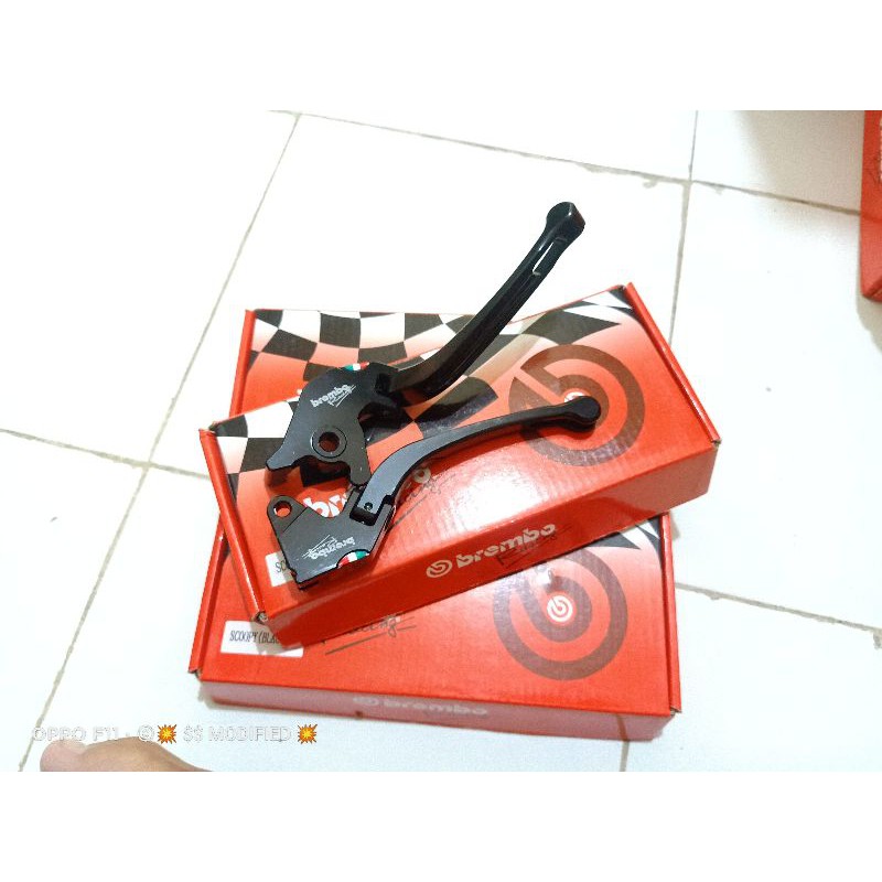 HANDLE BREMBO FULL BLACK SCOOPY BEAT NMAX OLD/NEW PCX  VARIO125/150