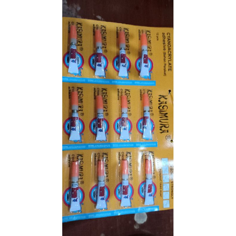 POWER GLUE KASIMURA ISI 12PCS/Lem Power Kecil