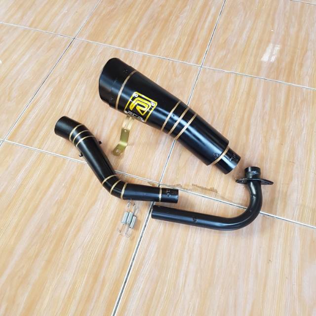 KNALPOT BEAT STREET R9 H2 RCB BLACK DOV