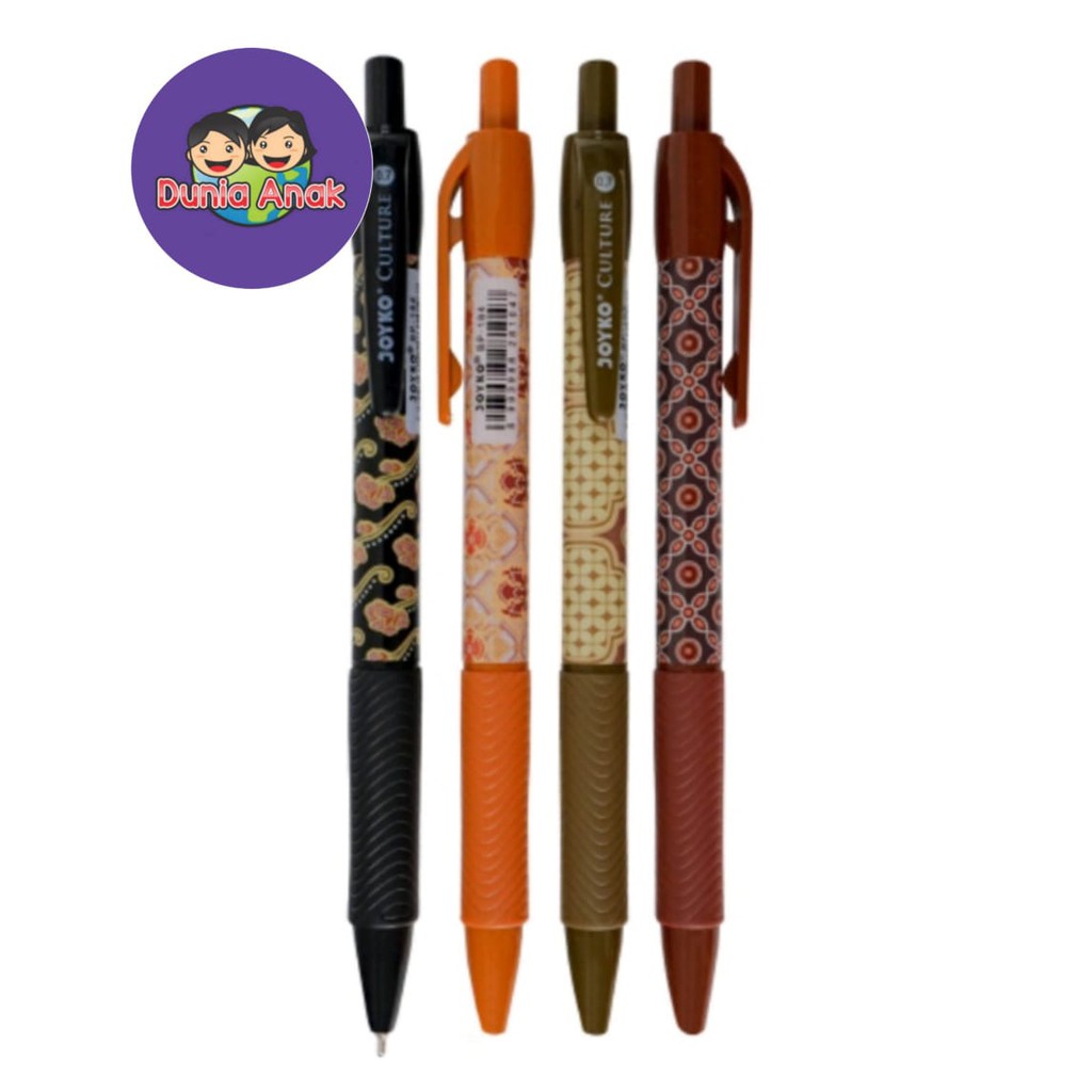 

Joyko Bolpoin Hitam Motif Batik/ Bolpoin Joyko Batik