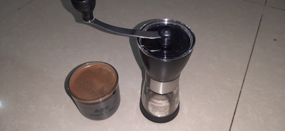 Grinder Manual Kopi Hand Grinder Coffee Penghancur Kopi Manual 102 - Pnp.gadget