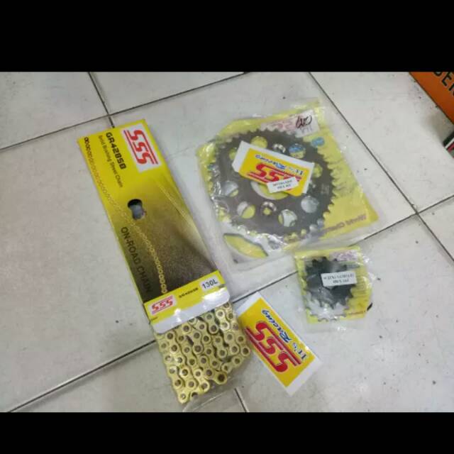 GEAR GER GIR SET GIRSET ORIGINAL SSS 428 VIXION LAMA NEW VIXION NVL ADVANCE LIGHTNING RANTAI GOLD