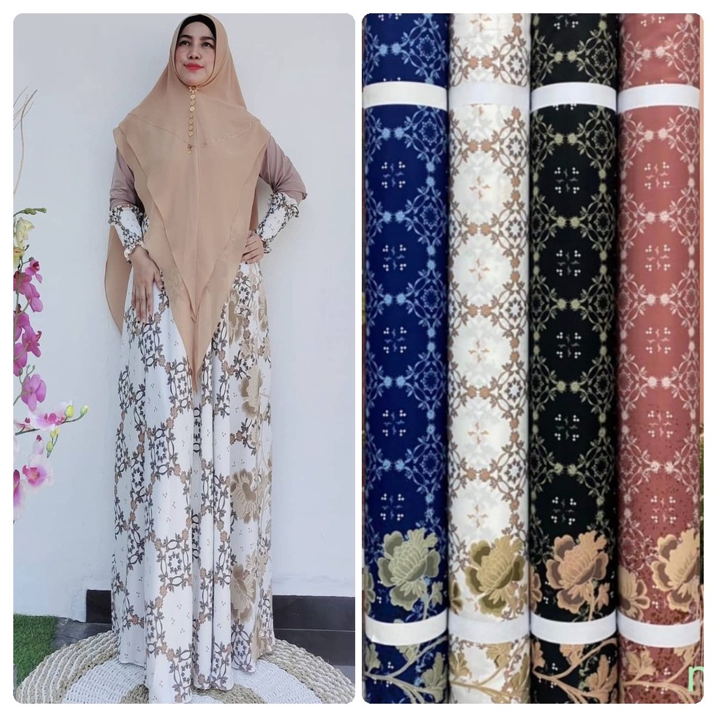 Kain Maxmara Motif Bunga Bawah Eleanor harga per 0.5meter