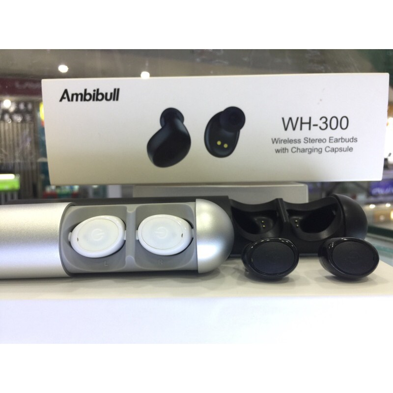 Earbuds Ambibull  Black &amp; Silver