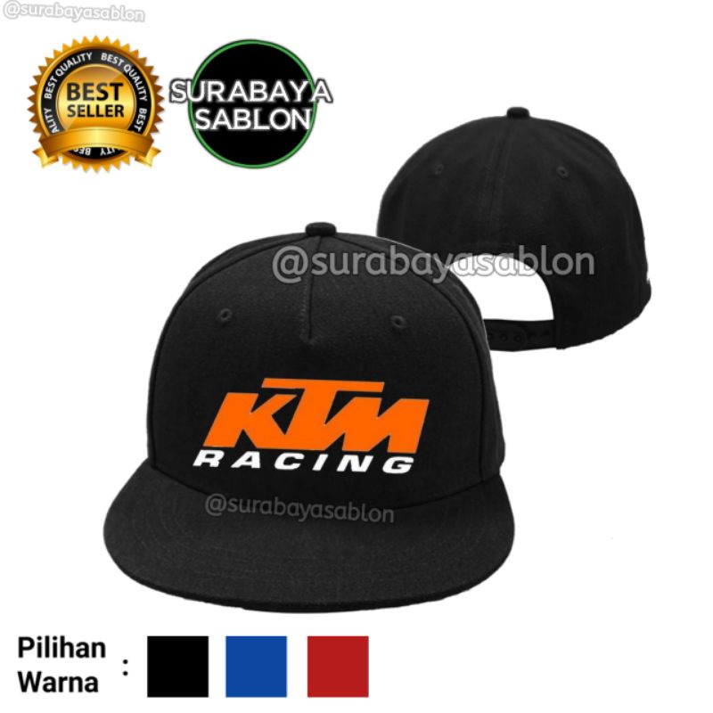 Topi KTM Racing Snapback | Hat Snapback KTM Racing