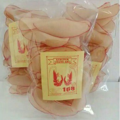

kerupuk udang 168 asli sangat enk berat 250gr