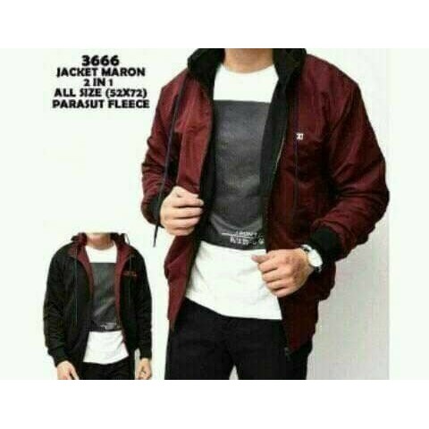 jaket bb (bolak balik)  2 in 1 hu