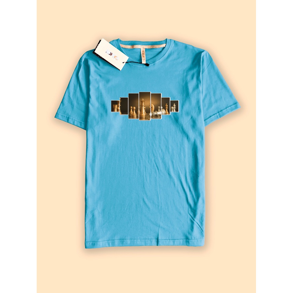 Kaos Tshirt Chess Catur 3D