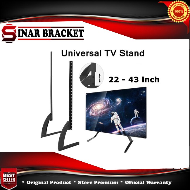 Bracket, Breket, Brecket Tv Kaki/Stand 24" - 43" inch