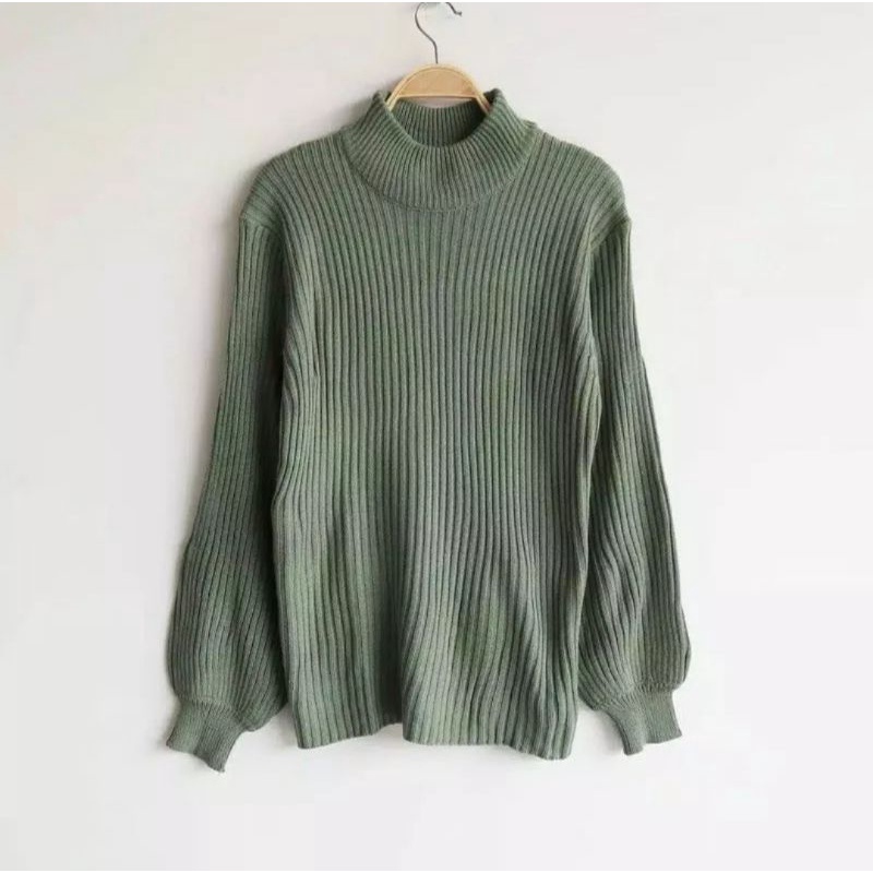 Sweater Rajut Bayoneta Allsize/Bayoneta Sweater Ballon Knit