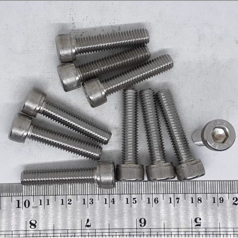 BAUT L STAINLESS M8 X 35 / BAUT L SS M8 X 35 SUS 304 / BAUT L M8X35 STAINLESS STEEL / BAUT M8 SUS304