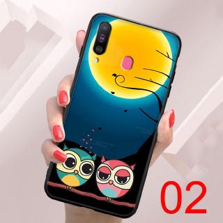 Soft Case Motif Kartun  Burung Hantu  Warna Hitam Untuk 