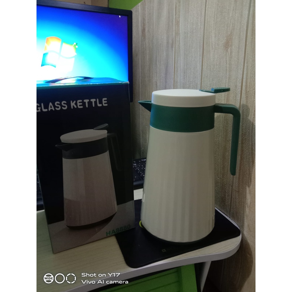 NEW TEKO AIR PANAS UKURAN 1 LITER TERMOS AIR PANAS TERMOS TAHAN PANAS TERMOS 1 LITER TEKO VACUM FLASK