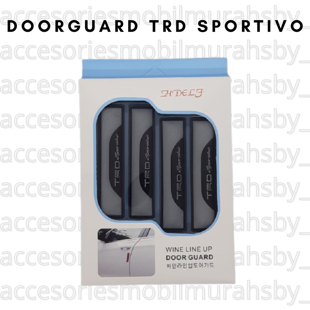 Doorguard Pelindung Pintu Mobil Karet Tulisan TRD Sportivo