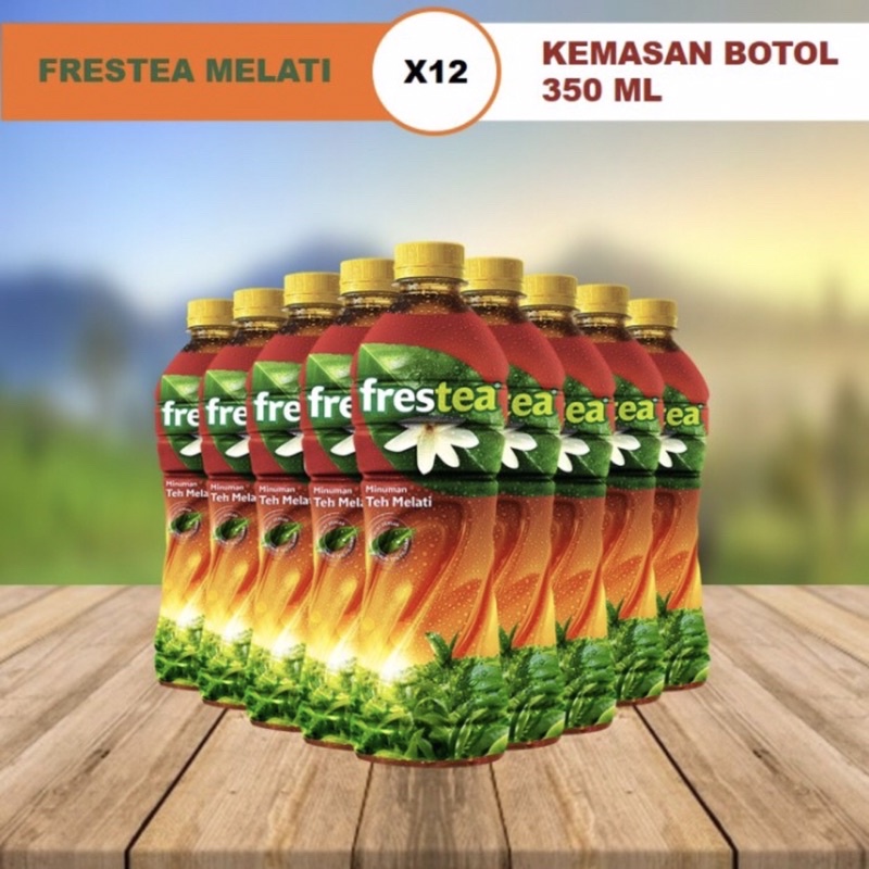 

BIG SALE" FRESTEA Jasmine/Melati Kemasan Botol 350ml x 12 - PACK