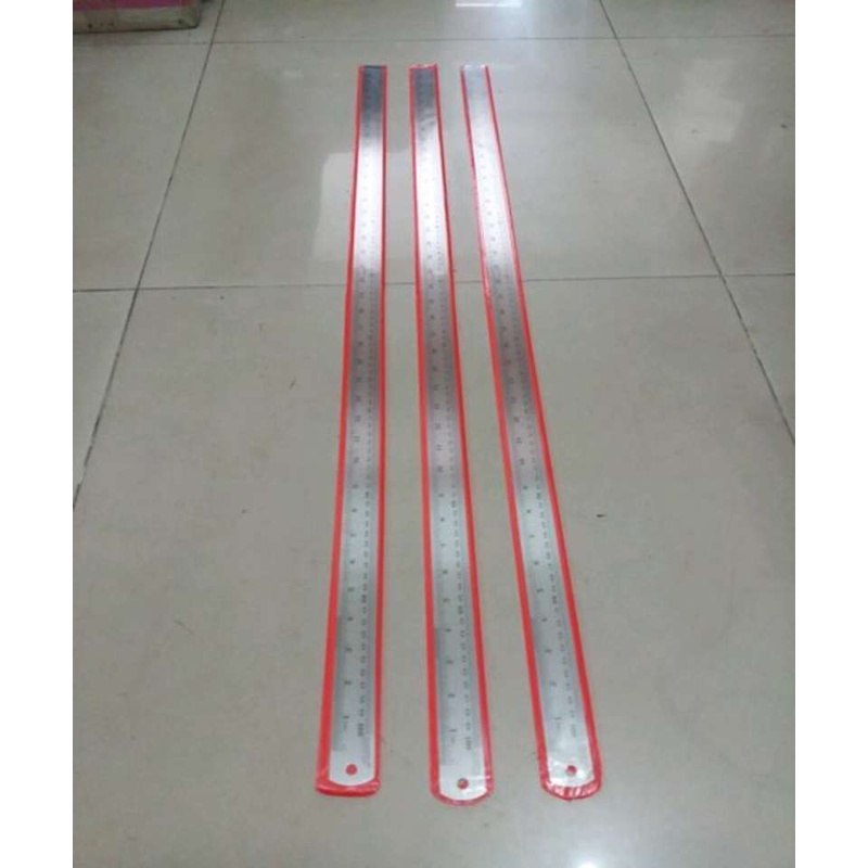 Penggaris Besi 100 Cm / 1 Meter