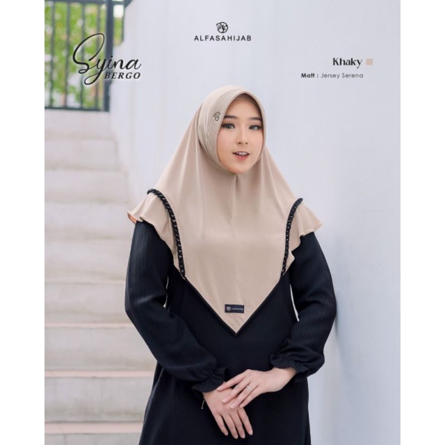 (Diskon 20%) Bergo Syina by Alfasa Hijab