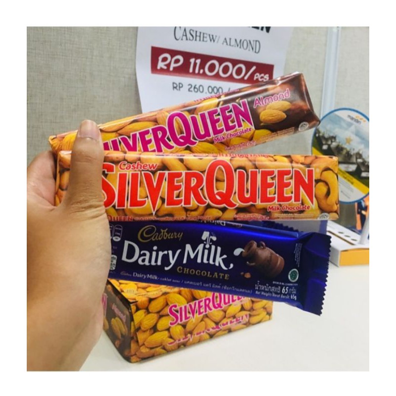 

TAMBAHAN COKLAT CADBURRY DAN SILVERQUEEN