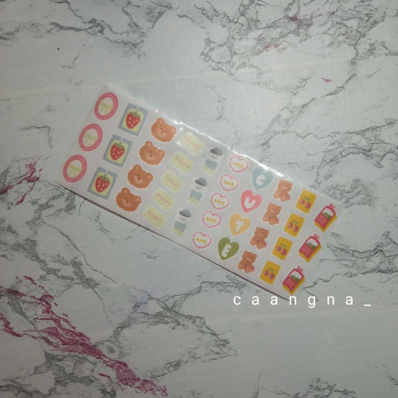 

30 pcs mini washi tape kartun / washi tape cute