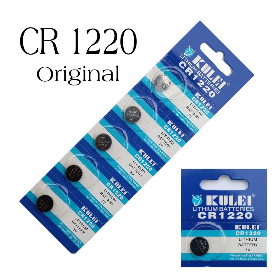 Original battery batrei CR 1220 CR-1220 CR1220 KULEI