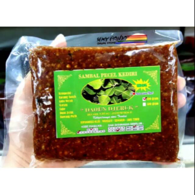 

Sambal Pecel khas Kediri Daun Jeruk