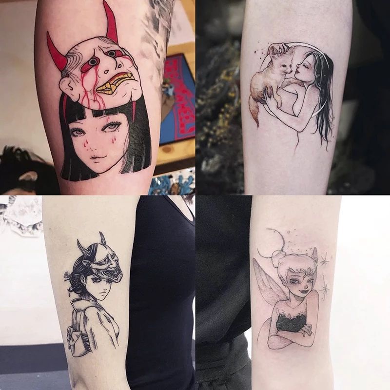 Tato Temporer Minimalis | Aesthetic Girl (Random)-1