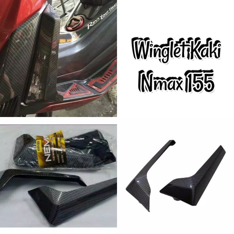 Winglet Kaki Yamaha Nmax 155 Nemo Original Carbon Winglet Karbon