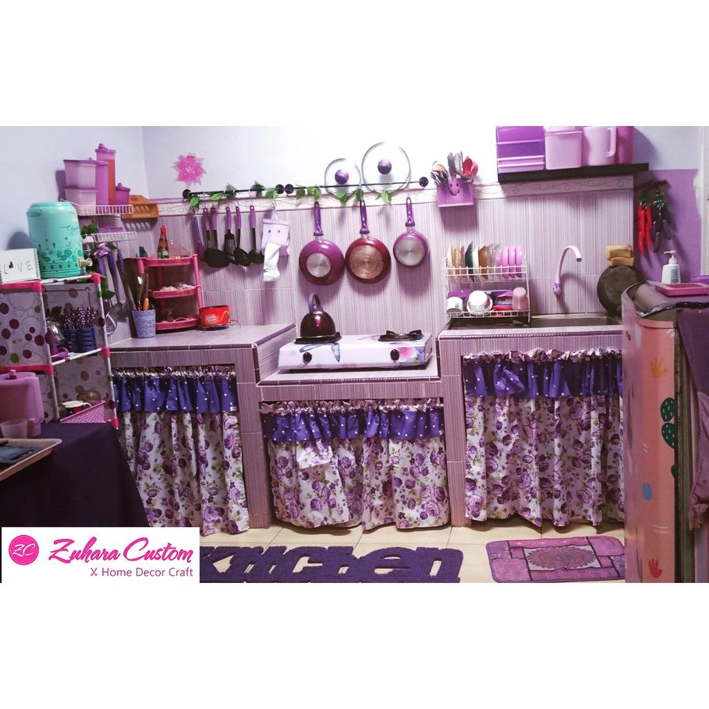gorden kolong dapur  / gorden meja dapur / gorden kolong / gorden shabby / gorden meja kompor / gord