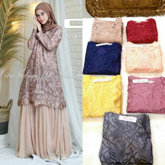 Realpict Dress tulle CK original by.citra kebaya