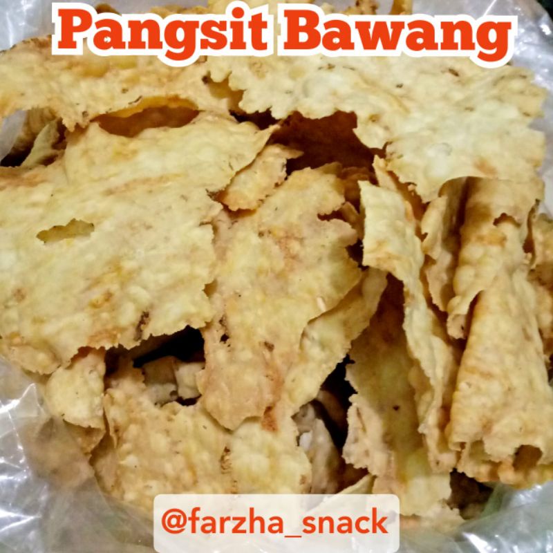 

PANGSIT BAWANG 250GR CAMILAN CEMILAN SNACK JAJANAN OLEH-OLEH KLETIKAN MAKANAN RINGAN
