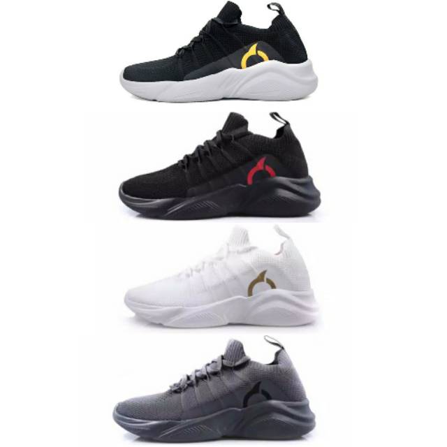  Sepatu Running Ortuseight Invaders  White Grey black blue 