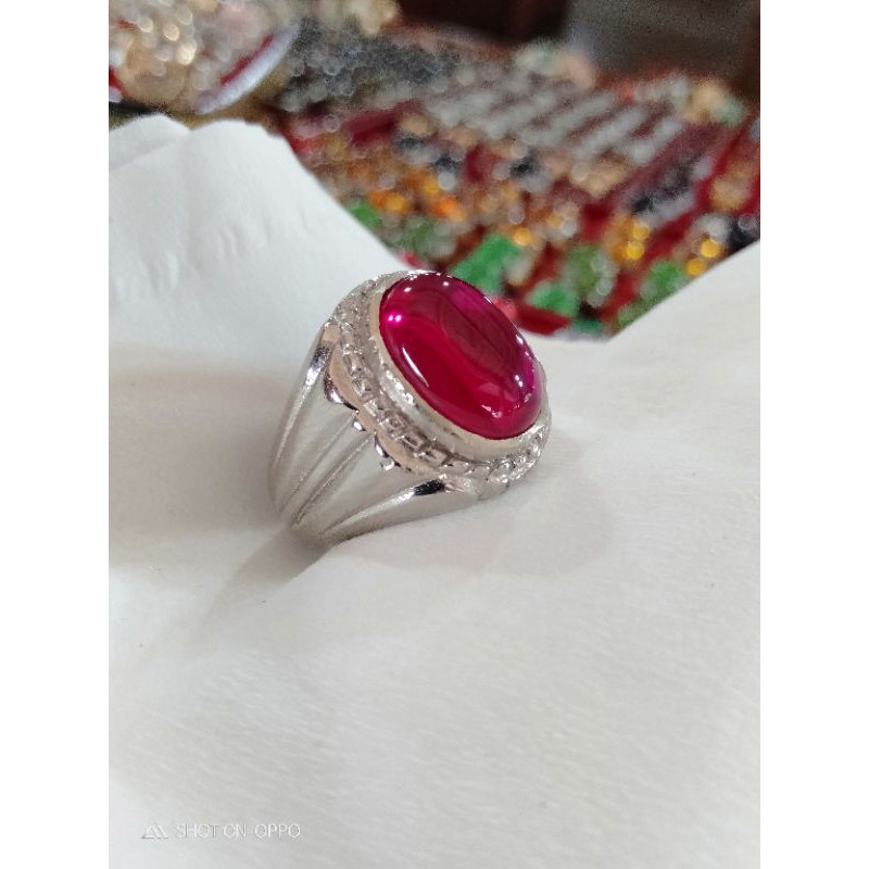 batu cincin merah rose bangkok